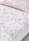 Catherine Lansfield Fairytale Unicorn Print Fitted Sheet, Pink