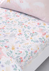 Catherine Lansfield Fairytale Unicorn Print Fitted Sheet, Pink