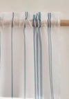 Catherine Lansfield Harbour Stripe Single 55x90” Voile Panel, White