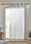 Catherine Lansfield Harbour Stripe Single 55x90” Voile Panel, White