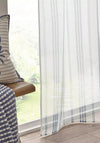 Catherine Lansfield Harbour Stripe Single 55x90” Voile Panel, White
