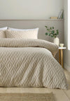 Catherine Lansfield Jacob Geo Duvet Cover, Beige
