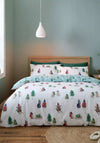 Catherine Lansfield Brushed Snowy Penguin Duvet Cover Set, White