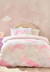 Catherine Lansfield Soft As A Cloud Reversible Duvet Cover, Pink