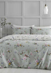 Catherine Lansfield Songbird Duvet Cover Set, Sage Green