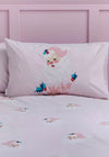 Catherine Lansfield Vintage Christmas Santa Duvet Cover Set, Pink