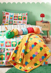 Catherine Lansfield Charlee the Caterpillar 3D Cushion, Bright Multi