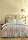 Catherine Lansfield Crochet Print Duvet Cover Set, Multi-Coloured