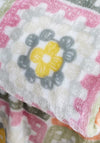 Catherine Lansfield So Soft Crochet Print Throw, Multi-Coloured
