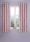Catherine Lansfield Dancing Fairies 66”x72” Eyelet Curtains, Pink