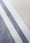 Catherine Lansfield Textured Banded Stripe Duvet Set, Navy