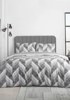 Catherine Lansfield Loft Kamari Stripe Duvet Cover Set, Grey