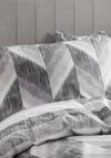 Catherine Lansfield Loft Kamari Stripe Duvet Cover Set, Grey