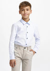 House Of Cavani Boys Noble Long Sleeve Shirt, Blue