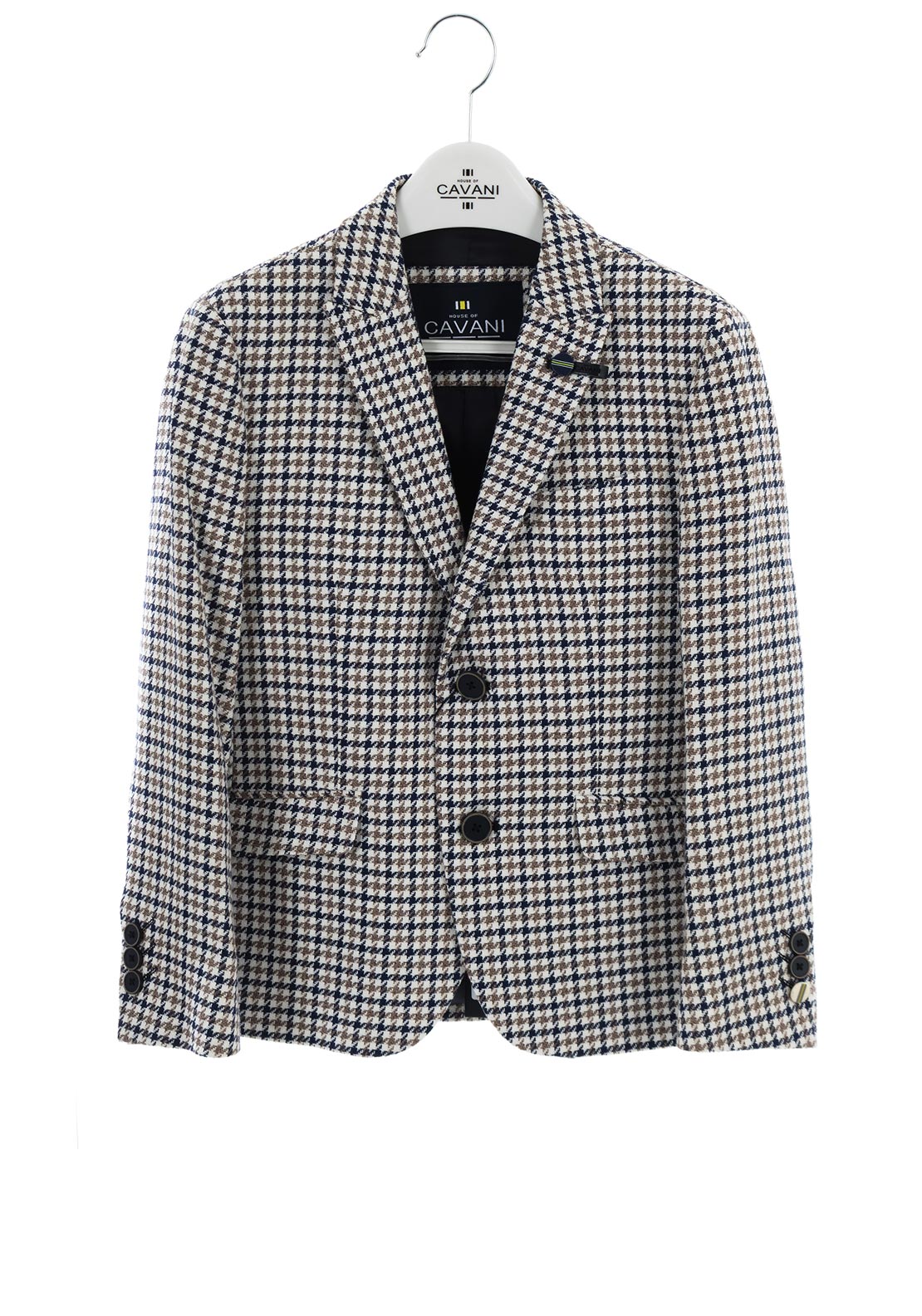 House Of Cavani Boys Bartela Blazer, Beige Multi