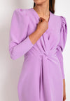 Cayro Monaco Puff Sleeve Midi Dress, Lilac