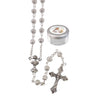 First Holy Communion Metal Filigree Rosary Beads