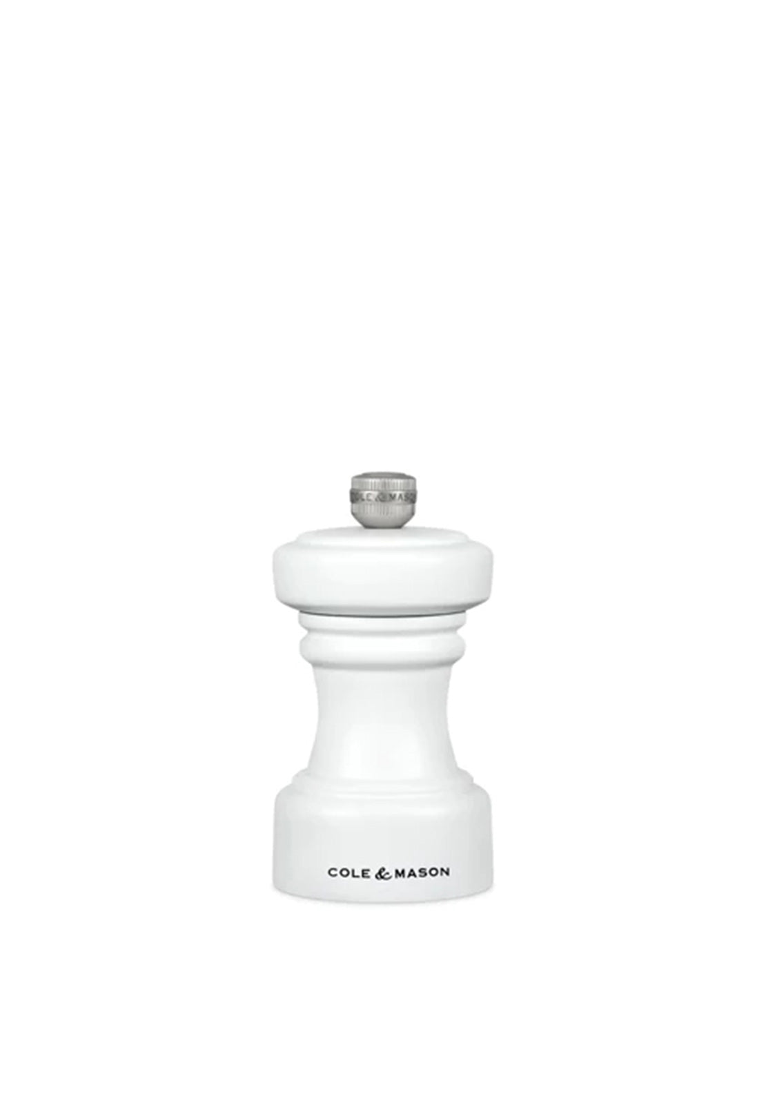 Cole & Mason Hoxton Small Salt Mill, White Gloss