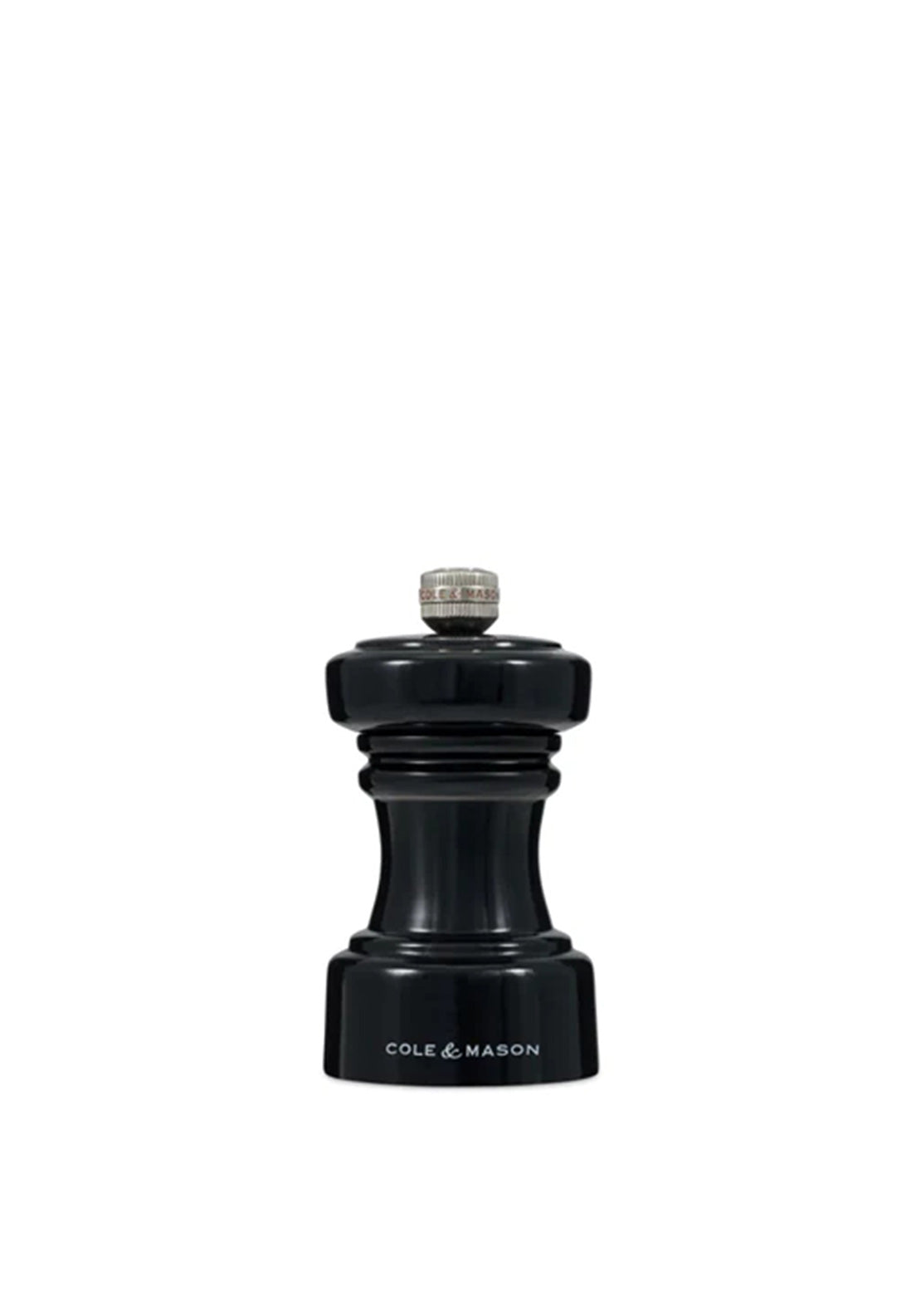 Cole & Mason Hoxton Small Salt Mill, Black Gloss