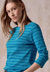 Cecil Nos Striped Long Sleeve Top, Blue