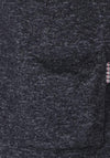 Cecil Open Long Melange Cardigan, Navy