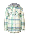Cecil Karo Check Overshirt Jacket, Celery Green