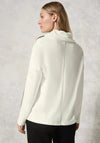 Cecil Cowl Neck Contrast Trim Sweatshirt, Cream