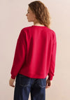 Cecil Embroidered Front Sweatshirt, Red