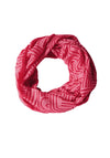 Cecil Printed Loop Scarf, Red