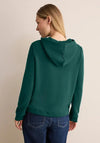 Cecil Embellished Hoodie, Green