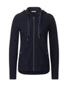 Cecil Hooded Sweater Jacket, Universal Blue