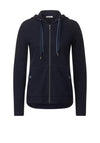 Cecil Hooded Sweater Jacket, Universal Blue