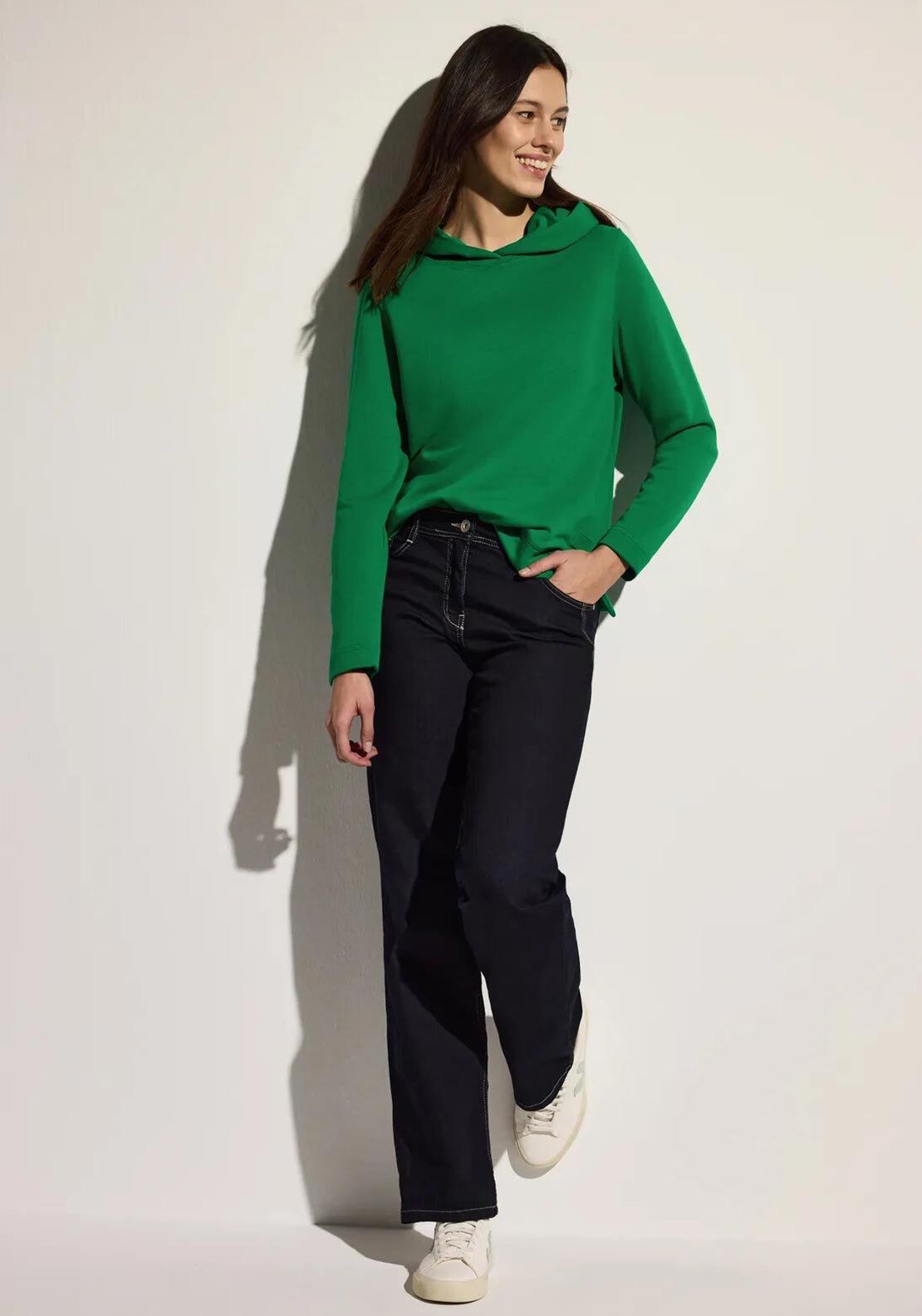 Cecil Basic Hoodie, Green