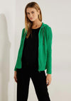Cecil Drawstring Ribbed Jacket, Cosy Green