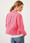 Cecil Coloured Denim Jacket, Soft Neon Pink