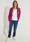 Cecil Zip Up Structured Jacket, Cool Pink