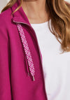 Cecil Zip Up Structured Jacket, Cool Pink