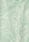 Cecil Leaf Print T-Shirt, Fresh Salvia Green