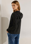 Cecil Drawstring Ribbed Jacket, Black