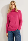 Cecil Cosy Textured Mix Sweater, Cosy Coral Melange
