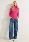 Cecil Cosy Textured Mix Sweater, Cosy Coral Melange