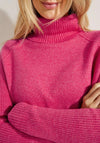 Cecil Cosy Textured Mix Sweater, Cosy Coral Melange