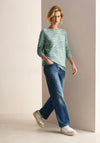 Cecil Space Dye Chenille Sweater, Green