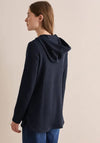Cecil Oversized Full Zip Hoodie, Navy