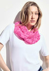 Cecil Paisley Inspired Printed Loop Scarf, Bloomy Pink