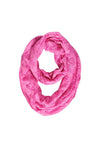 Cecil Paisley Inspired Printed Loop Scarf, Bloomy Pink