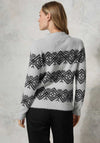 Cecil Featheryarn High Neck Jumper, Grey