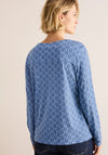 Cecil Geometric Print Tunic Top, Blue