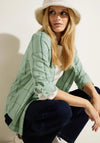 Cecil Checked Shirt, Clear Say Green