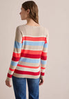 Cecil Striped Textured Sweater, Multi Coloured